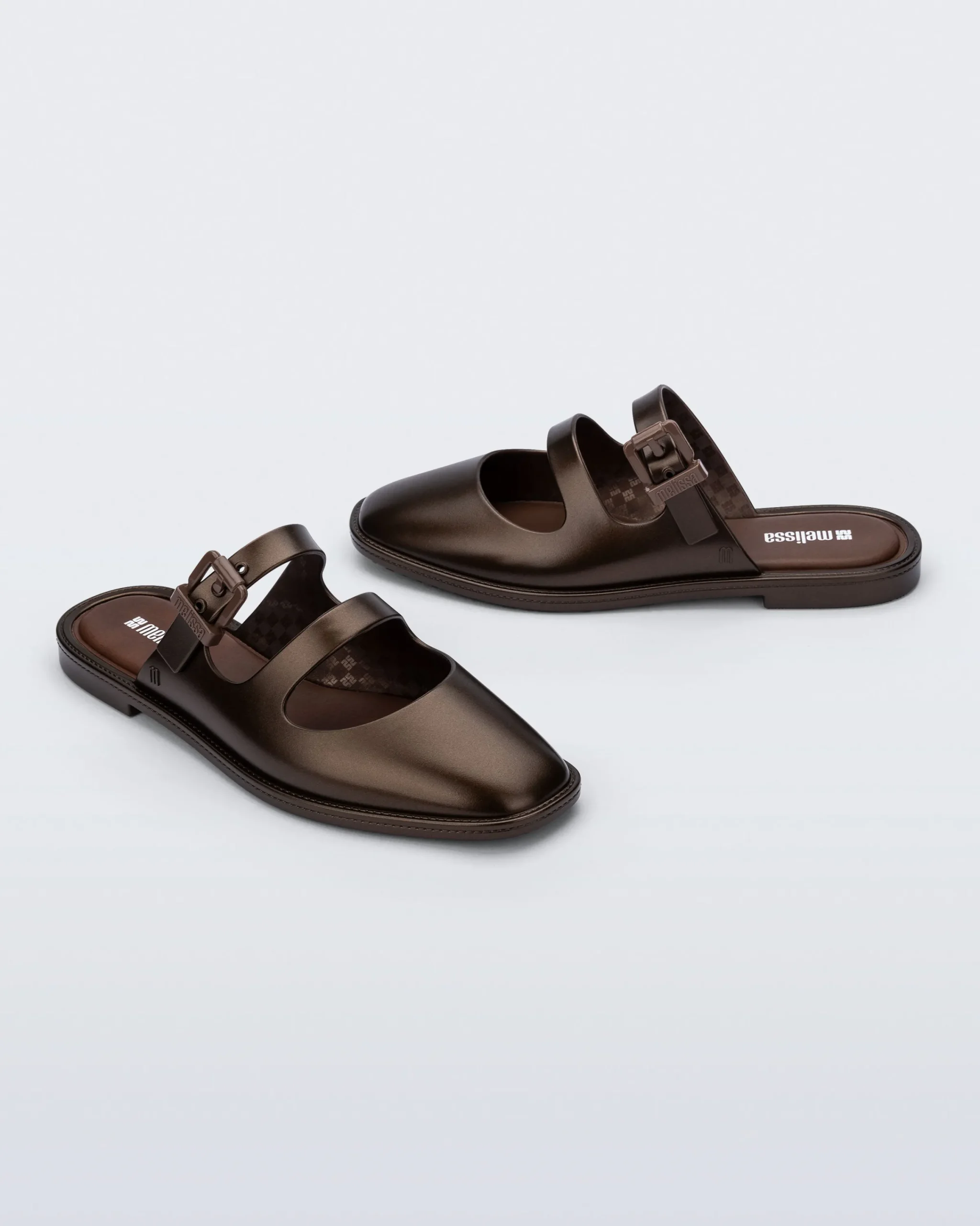 Slides|Mules*Melissa Anastasia Bronze