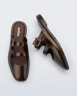 Slides|Mules*Melissa Anastasia Bronze