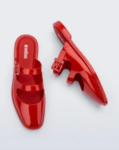 Slides|Mules*Melissa Anastasia Red