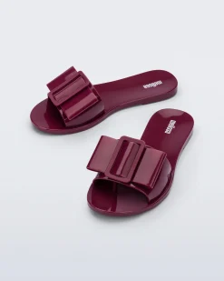 Slides*Melissa Babe Burgundy