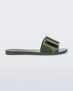 Slides*Melissa Babe Dark Green