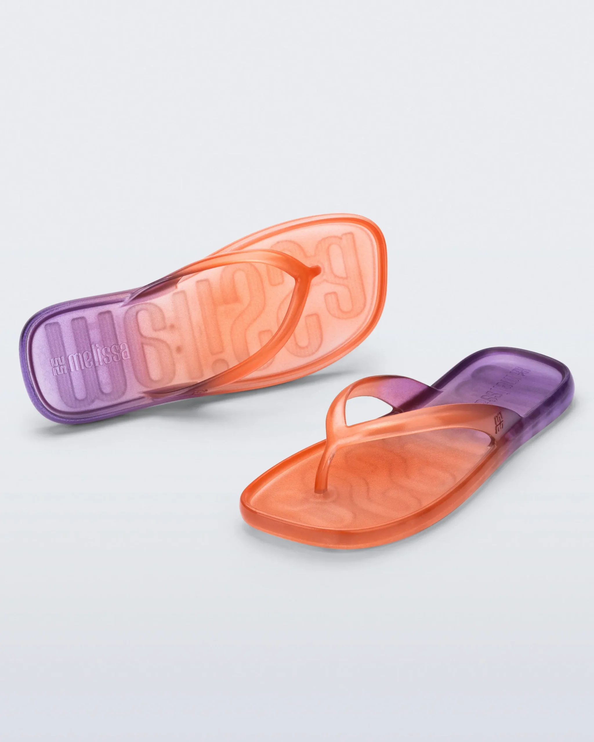 Flip Flops*Melissa Beachwear Orange/Purple