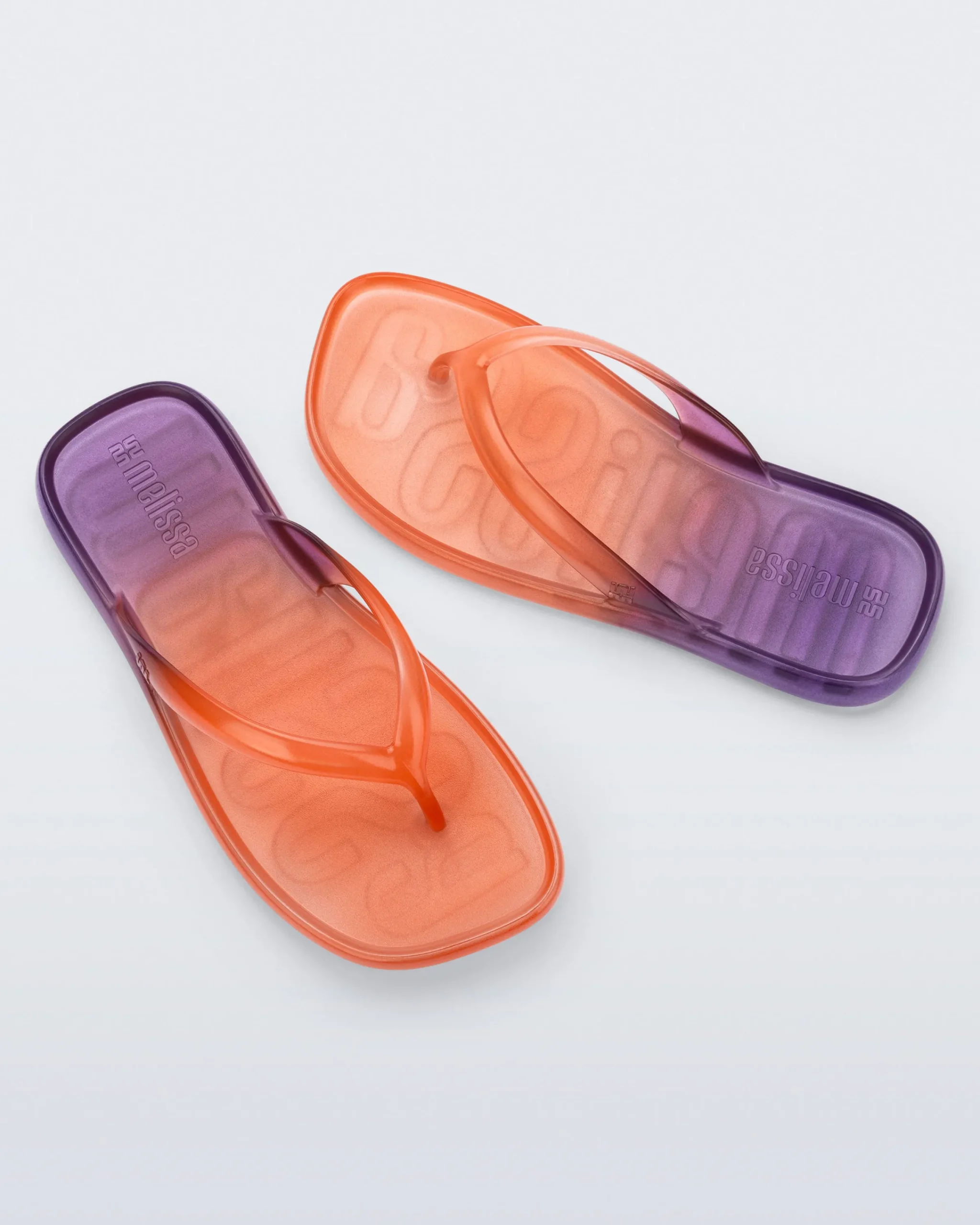 Flip Flops*Melissa Beachwear Orange/Purple