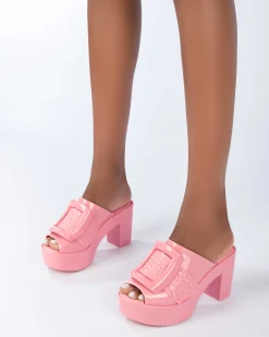 Platforms|Heels*Melissa Buckle Up Mule