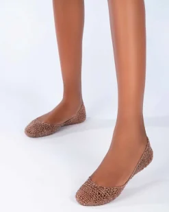 Ballet Flats*Melissa Campana Metallic Rose