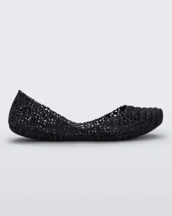 Ballet Flats*Melissa Campana Black Glitter