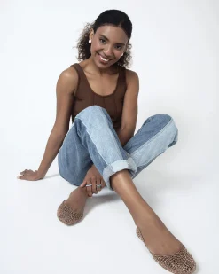 Ballet Flats*Melissa Campana Metallic Gold