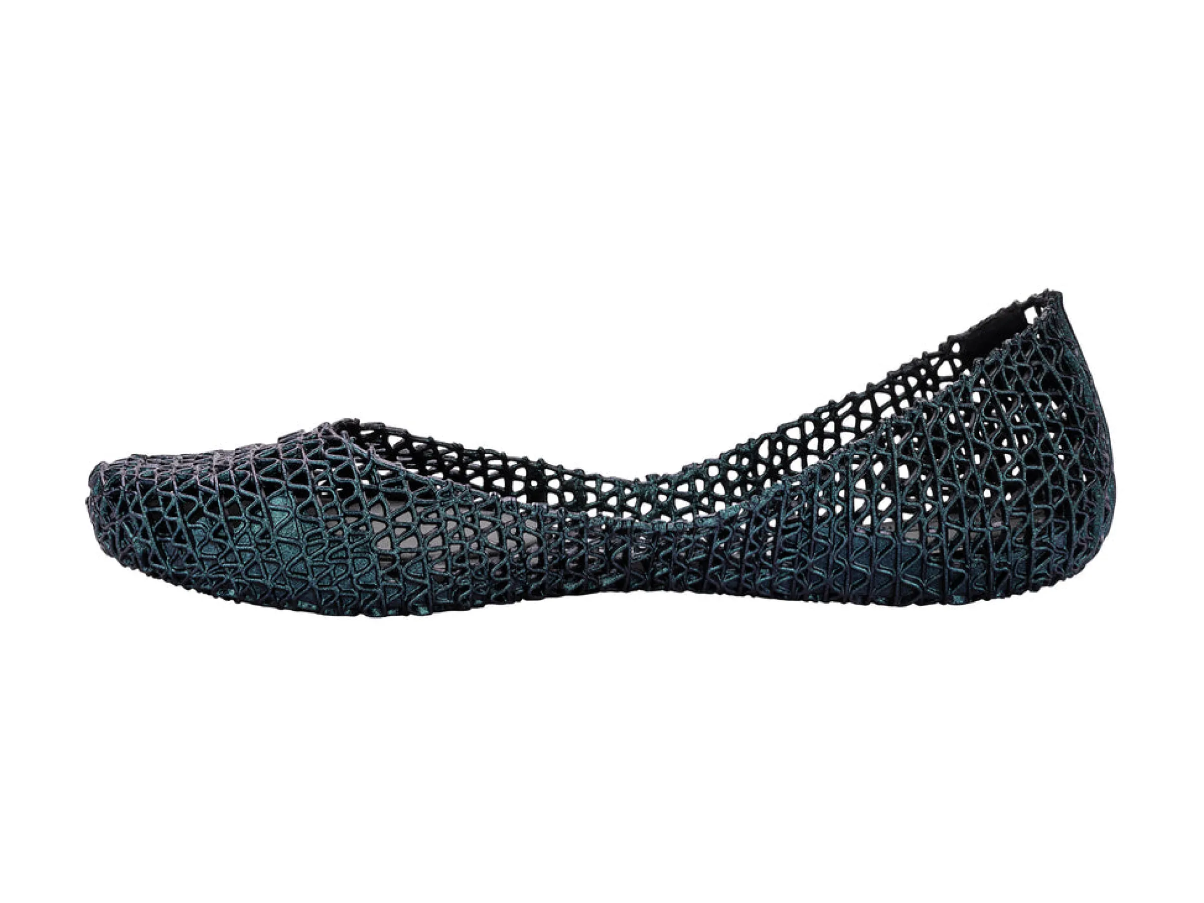 Ballet Flats*Melissa Campana Black Multicolor