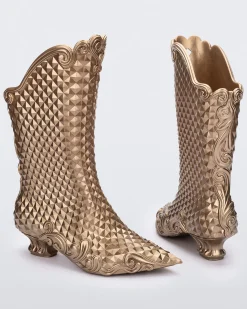 Boots*Melissa Court Boot Gold