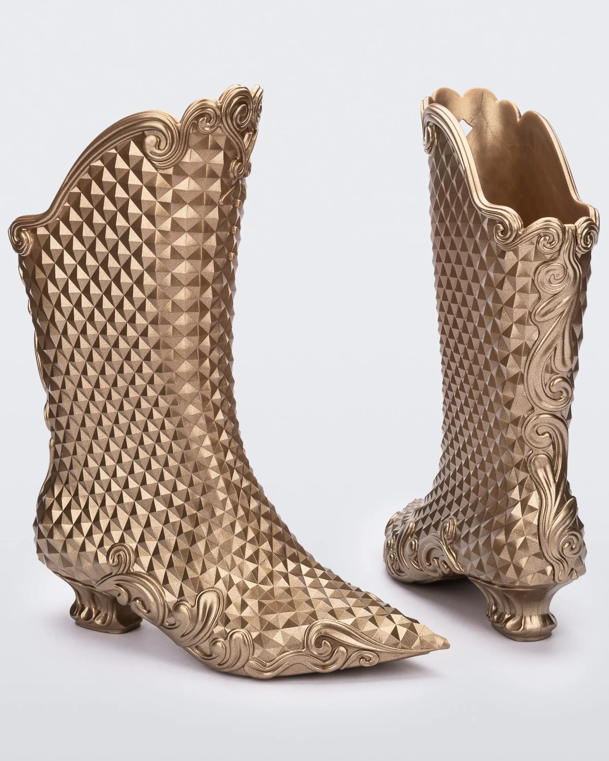 Boots*Melissa Court Boot Gold