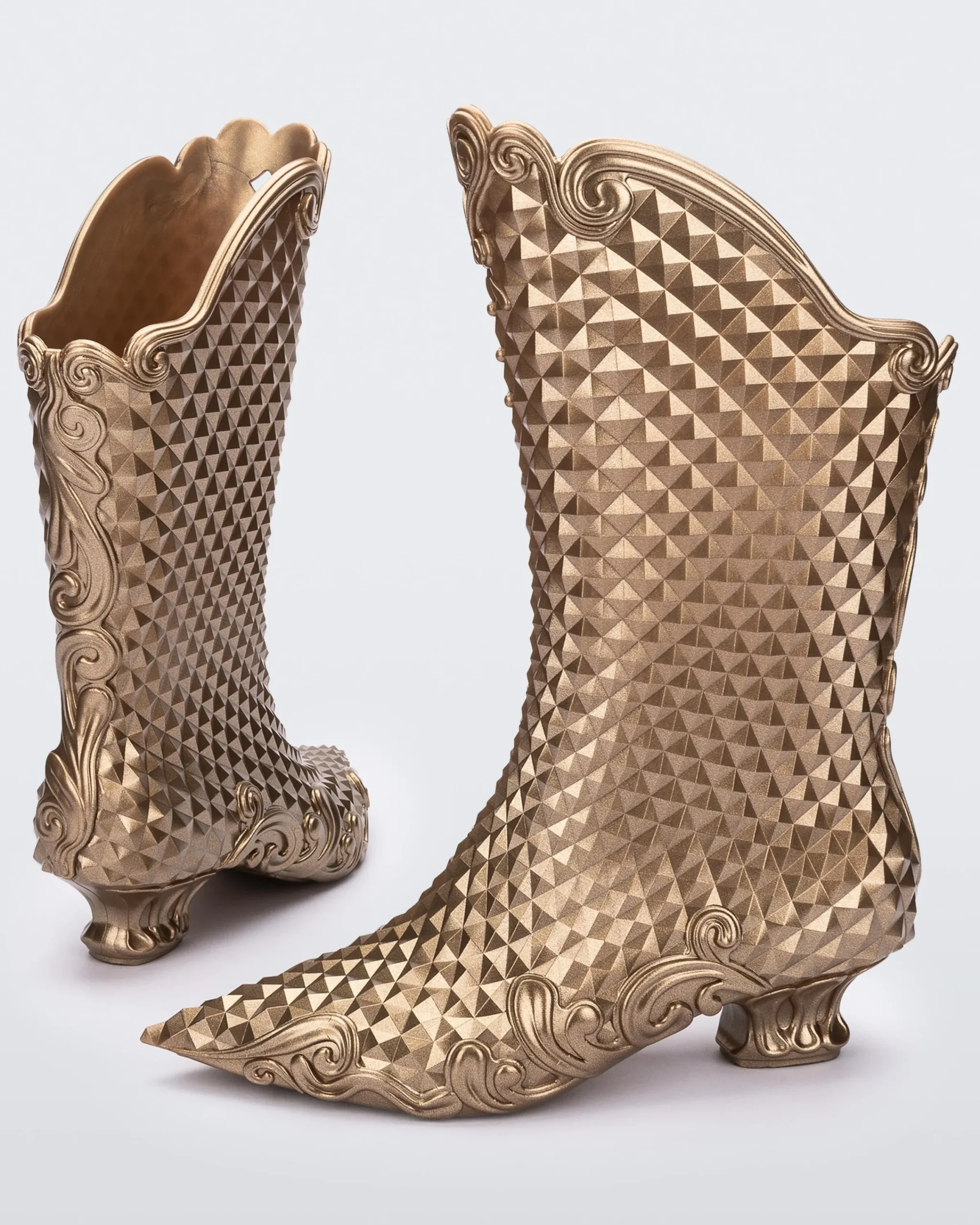 Boots*Melissa Court Boot Gold