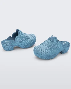 Platforms|Clogs*Melissa Court Clog Blue