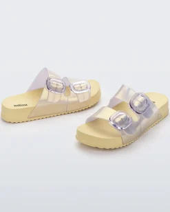Slides*Melissa Cozy Pearly Yellow