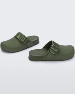 Clogs*Melissa Cozy Clog Green