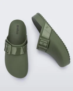 Clogs*Melissa Cozy Clog Green