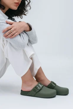 Clogs*Melissa Cozy Clog Green