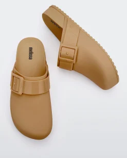 Clogs*Melissa Cozy Clog Dark Beige