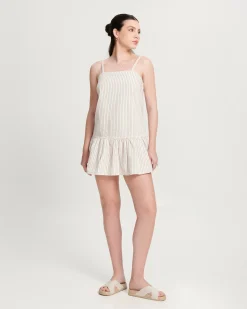 Slides*Melissa Cozy Cross Beige