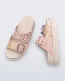 Platforms*Melissa Cozy Platform Beige/Pink