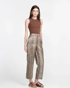 Slides*Melissa Cozy Stripes Transparent Brown