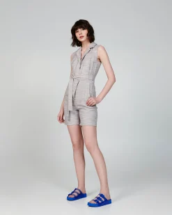 Slides*Melissa Cozy Stripes Blue