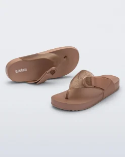 Flip Flops*Melissa Cozy Thong Brown