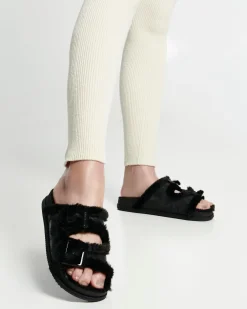 Slides*Melissa Cozy Warm Slide Black