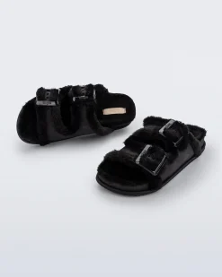 Slides*Melissa Cozy Warm Slide Black