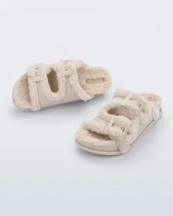 Slides*Melissa Cozy Warm Slide Beige