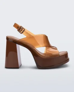 Platforms|Heels*Melissa Dance Heel Brown