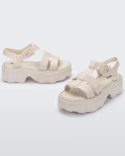 Ankle Strap|Platform*Melissa Ella Beige