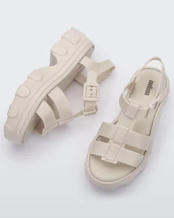 Ankle Strap|Platform*Melissa Ella Beige