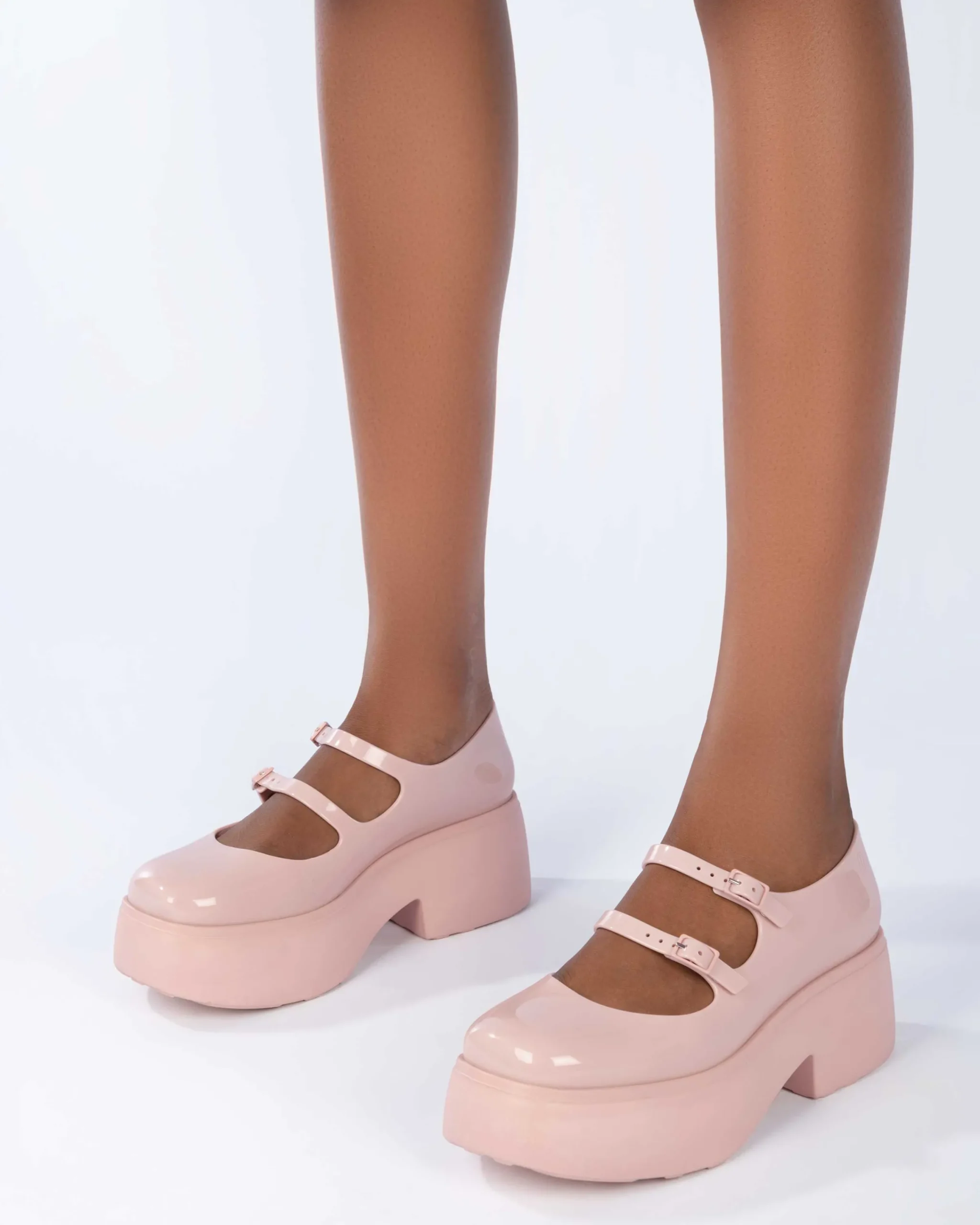 Platforms|Mary Janes*Melissa Farah Pink