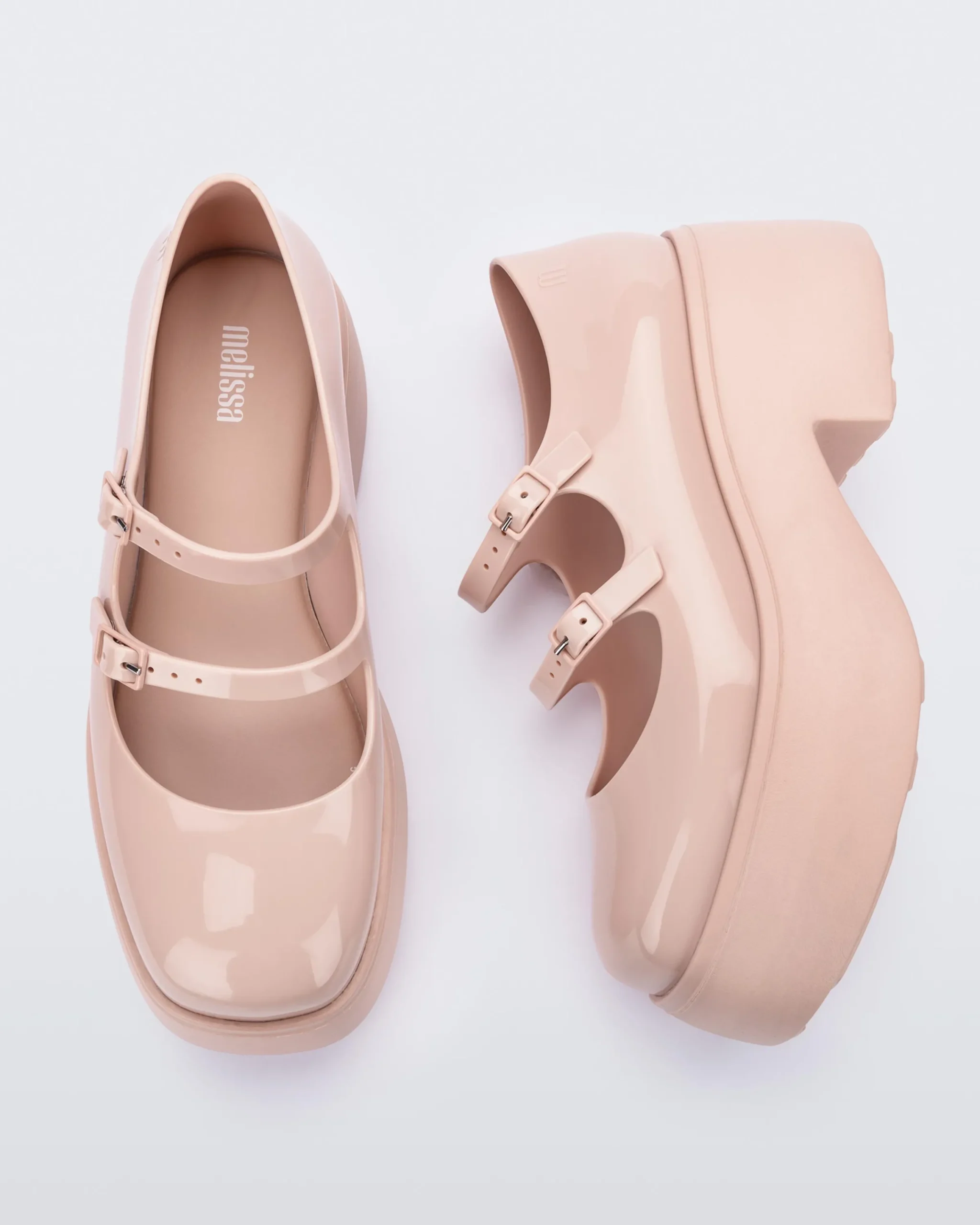 Platforms|Mary Janes*Melissa Farah Pink