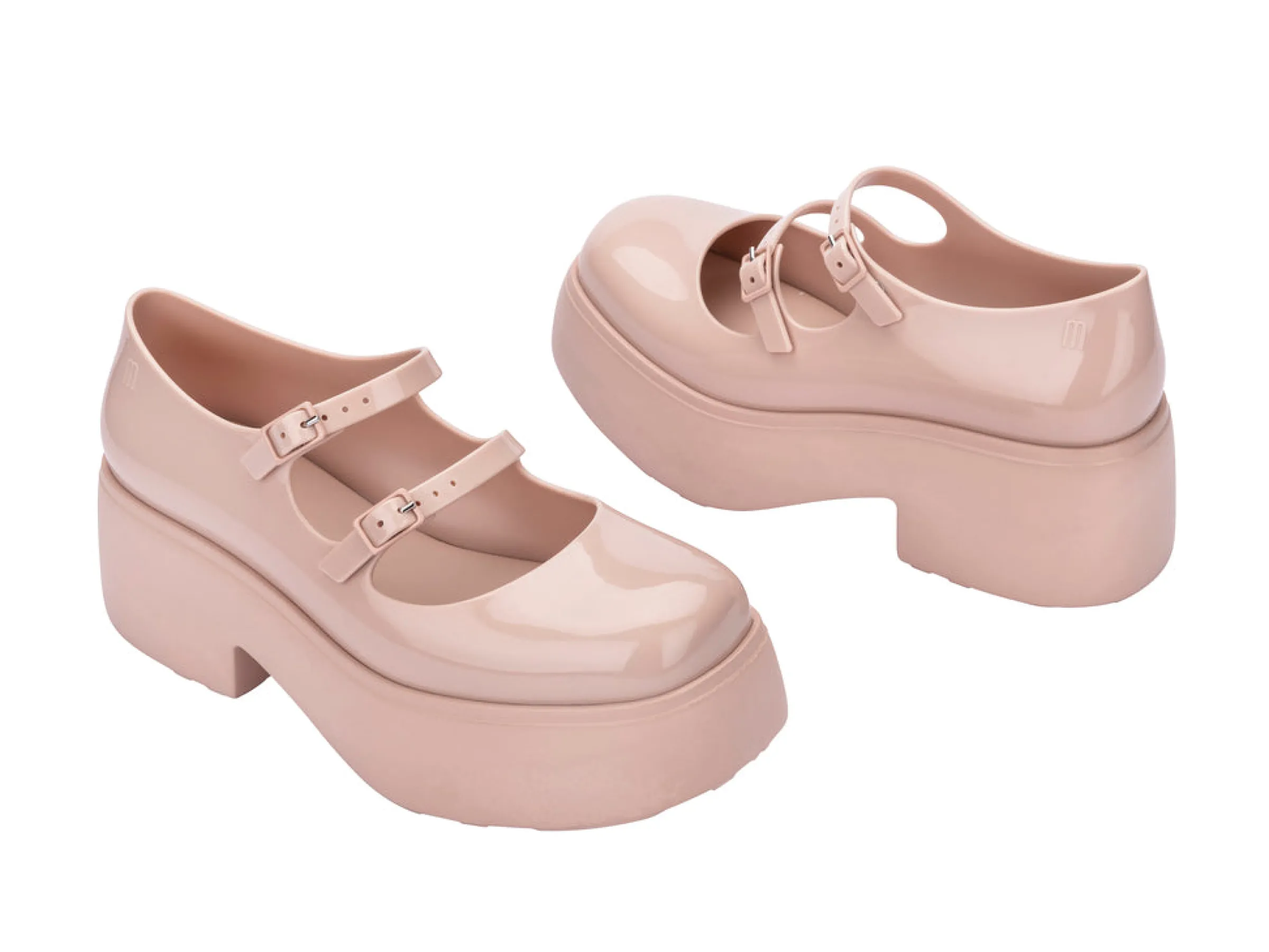 Platforms|Mary Janes*Melissa Farah Pink