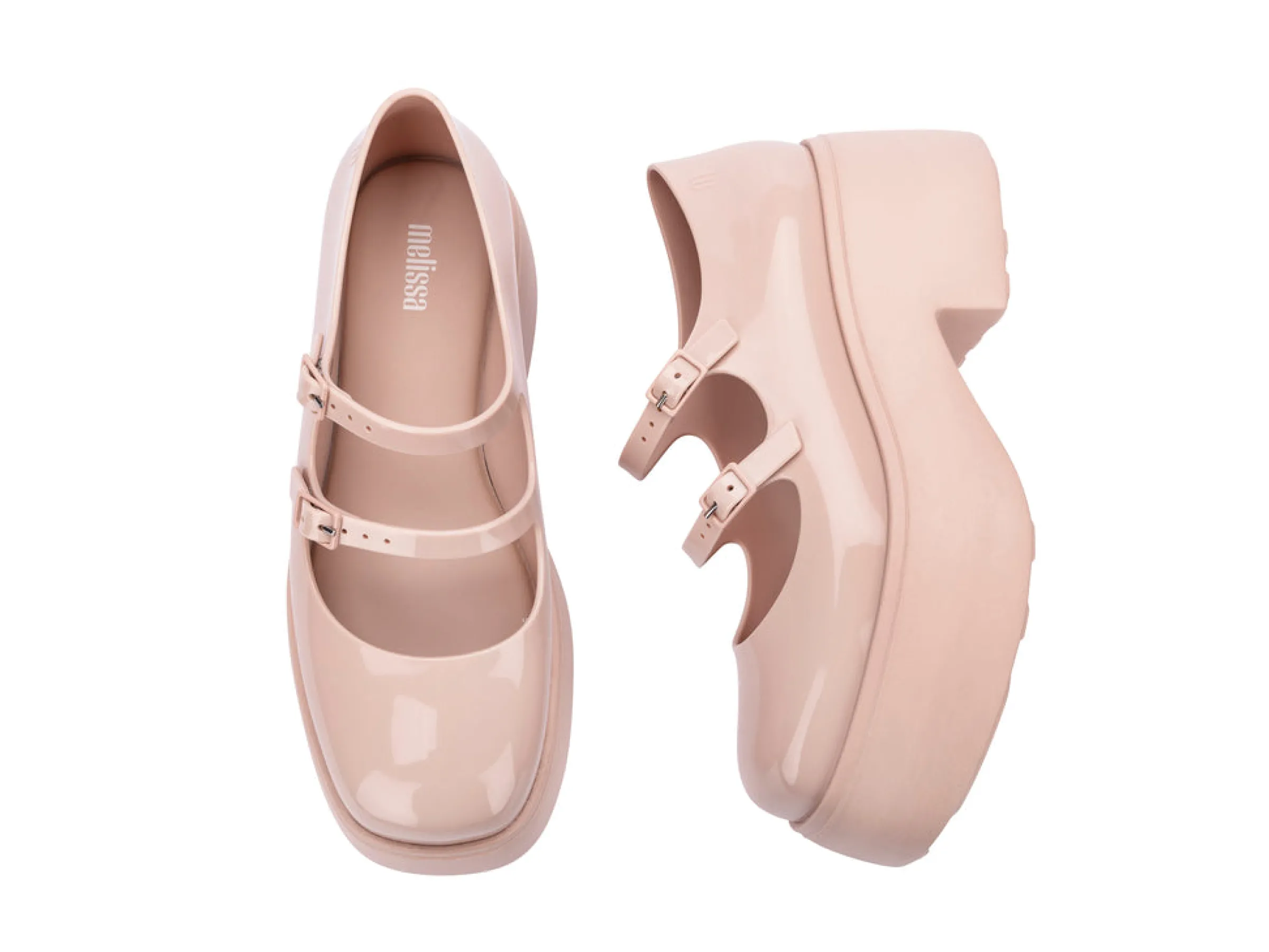 Platforms|Mary Janes*Melissa Farah Pink