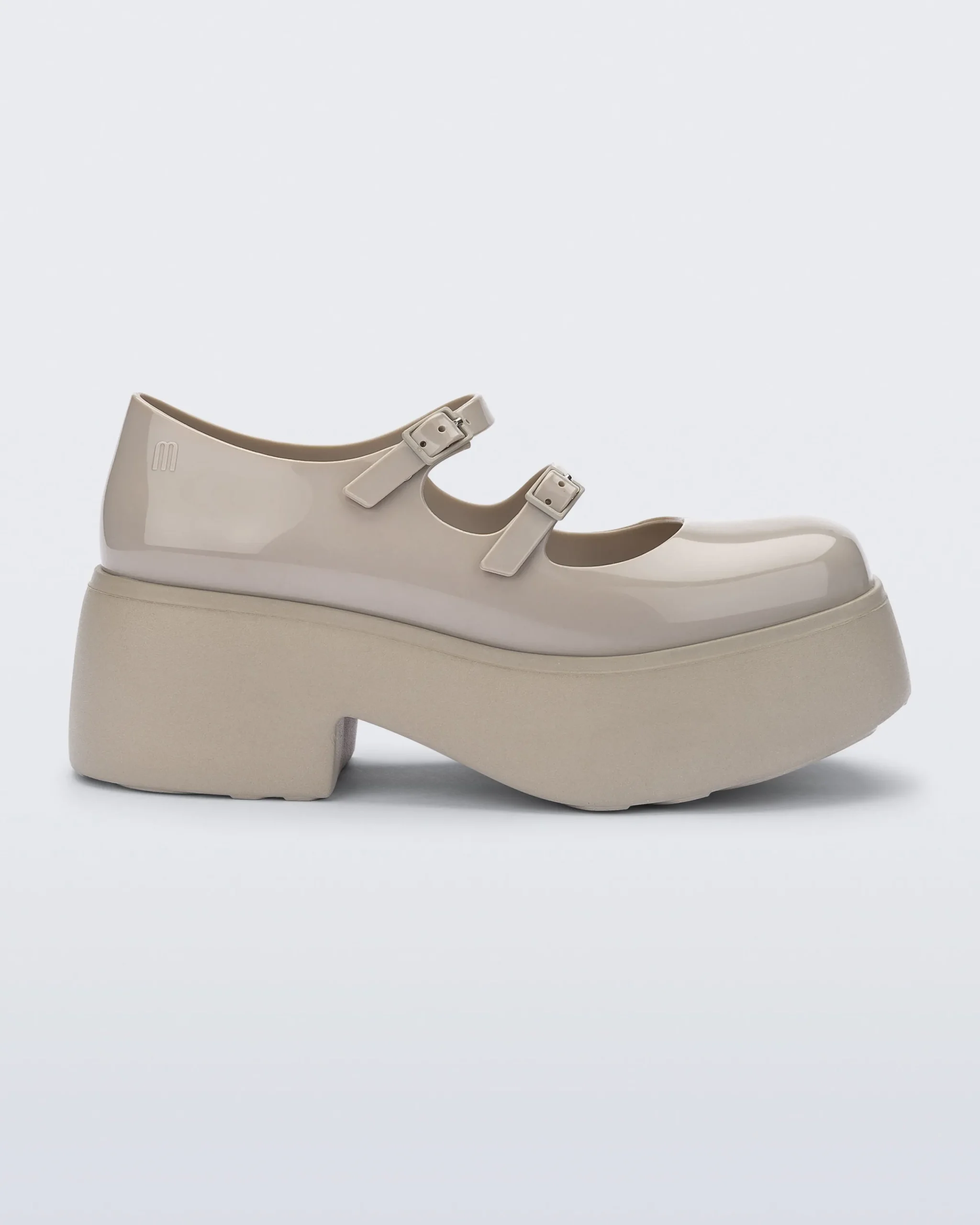 Platforms|Mary Janes*Melissa Farah Beige