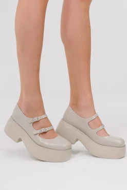 Platforms|Mary Janes*Melissa Farah Beige