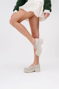 Platforms|Mary Janes*Melissa Farah Beige