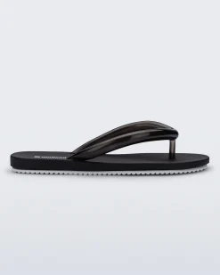 Flip Flops*Melissa Flip Flop Airflow Black/White