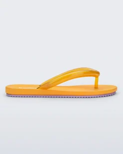 Flip Flops*Melissa Flip Flop Airflow Yellow/Lilac