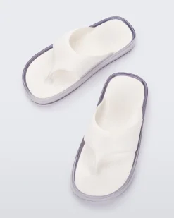 Flip Flops*Melissa Float White/Clear