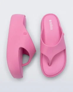 Flip Flops|Platforms*Melissa Free Platform Thong Pink