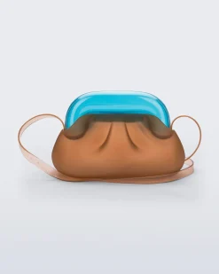 Handbags*Melissa Glass Bag Orange/Blue