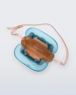 Handbags*Melissa Glass Bag Orange/Blue