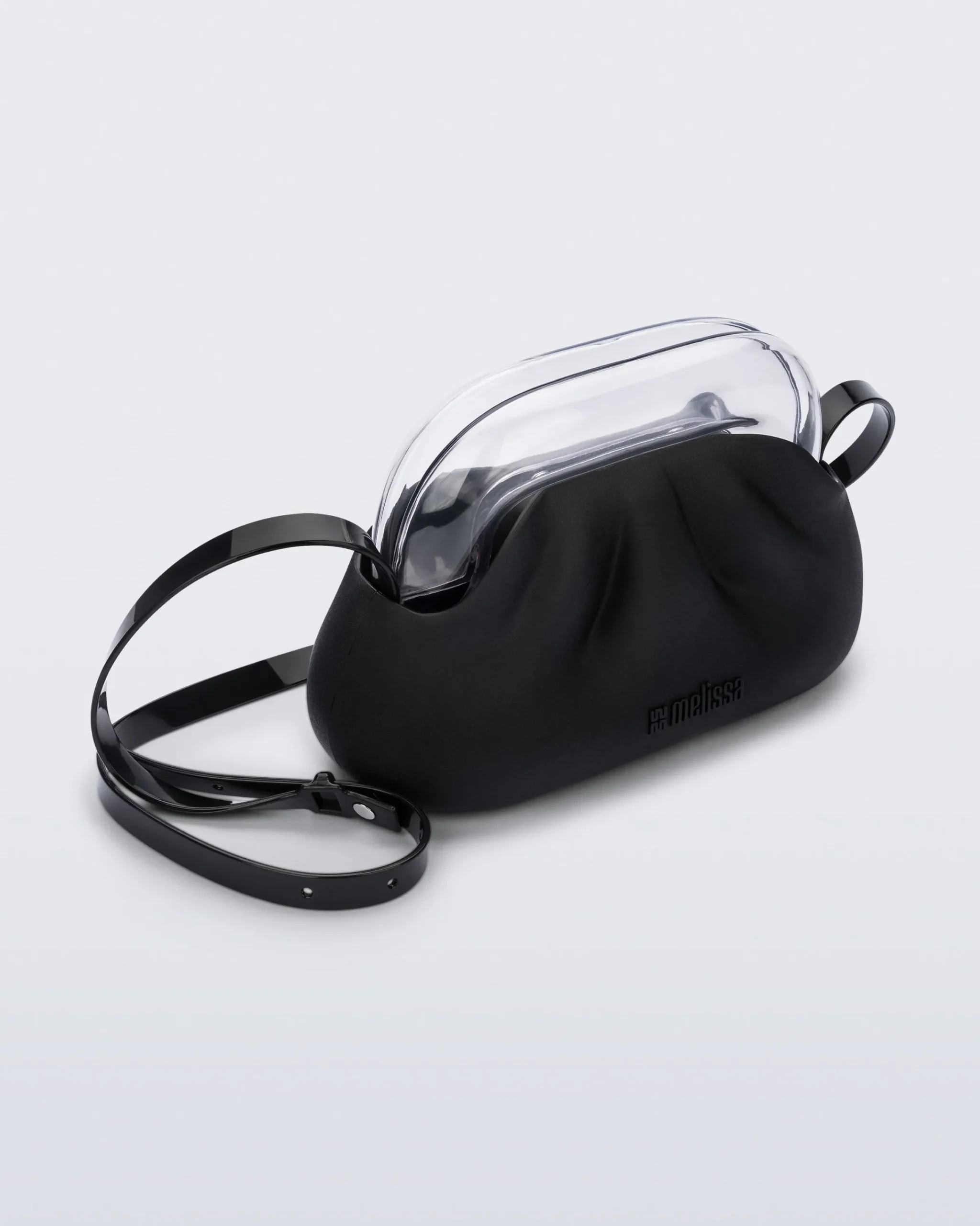 Handbags*Melissa Glass Bag Black/Clear