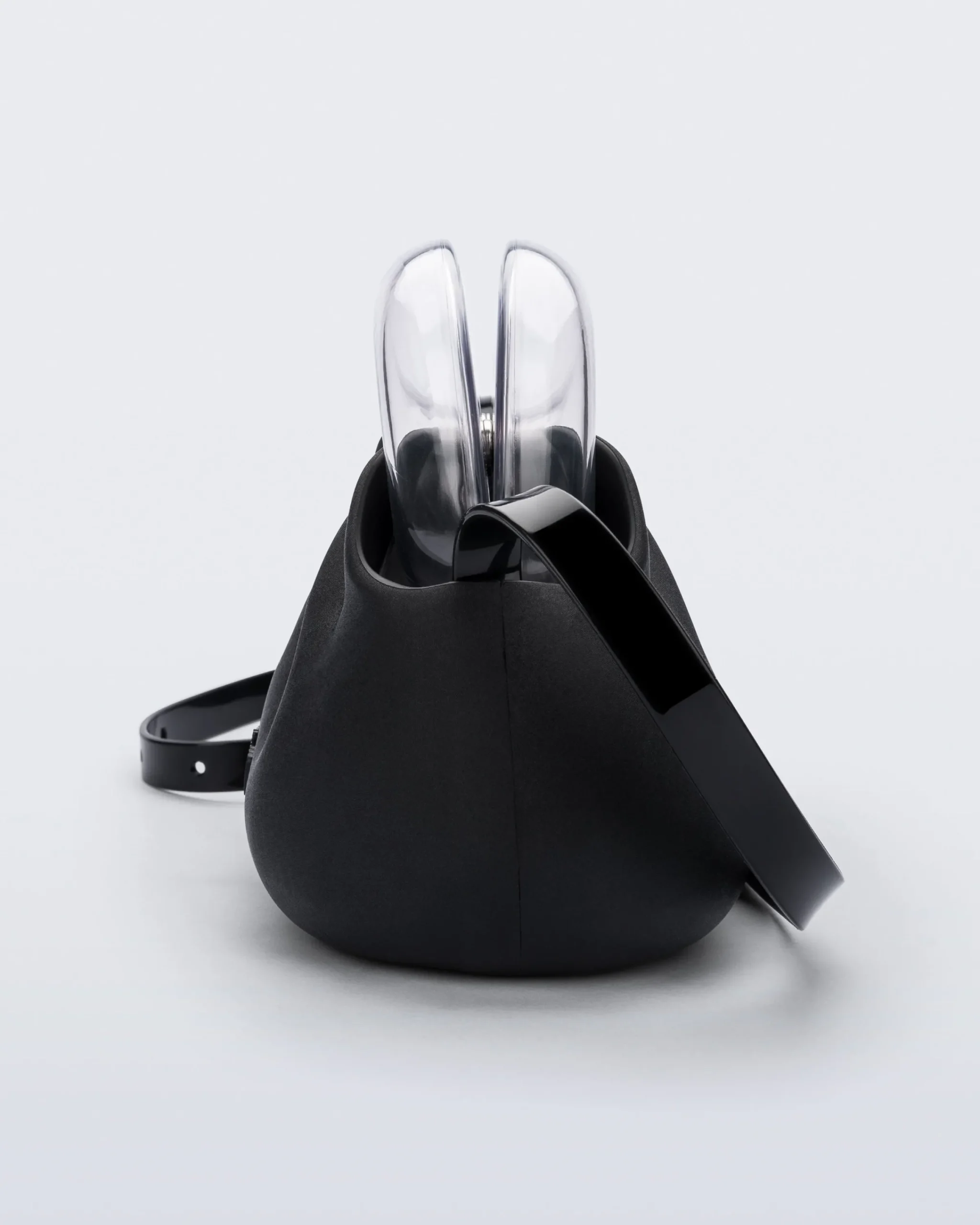 Handbags*Melissa Glass Bag Black/Clear