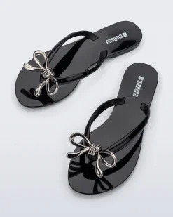Flip Flops*Melissa Harmonic Iris Black/Silver