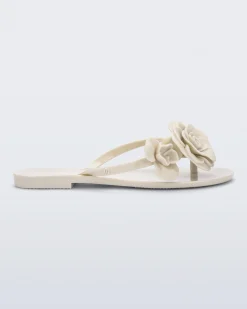 Flip Flops*Melissa Harmonic Petals Beige