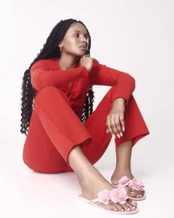 Flip Flops*Melissa Harmonic Springtime Pink